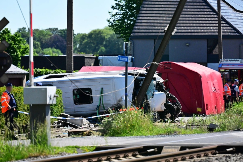 Tragedy in Belgium: 4 Dead After Train Collides With School Bus in Buggenhout