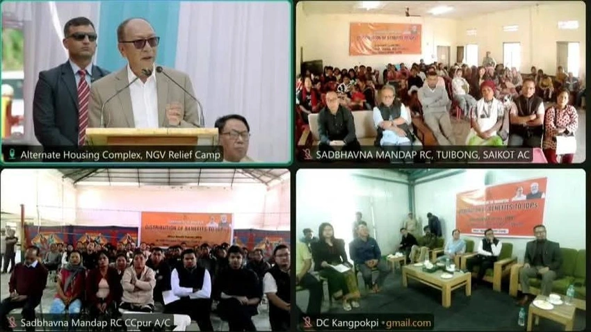 Manipur CM Unites Warring Communities, Distributes ₹33 Cr to IDPs