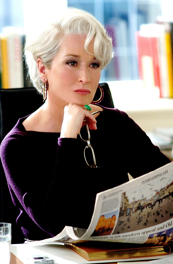Meryl Streep Miranda Priestly intense look