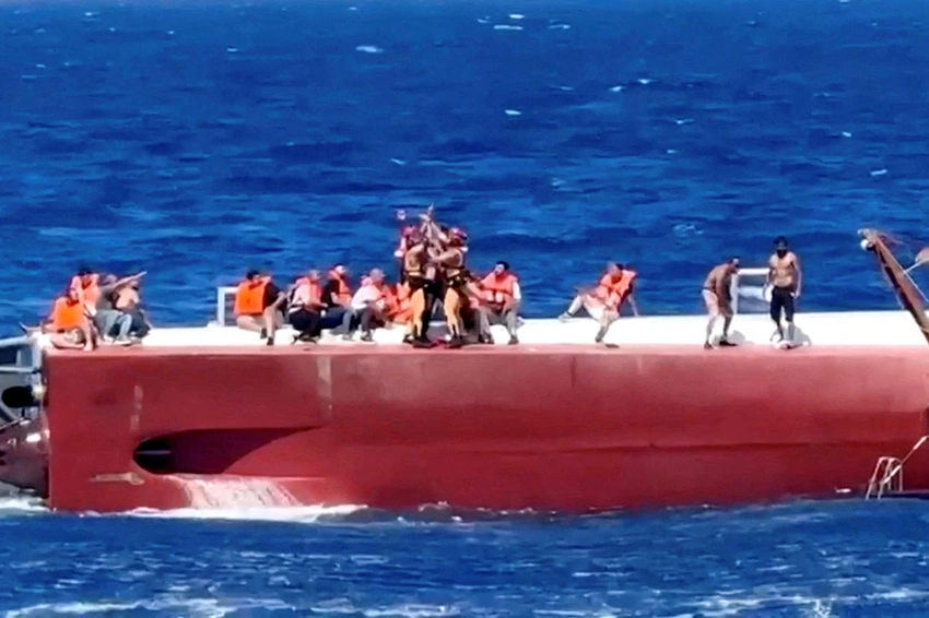 Turkish Deep-Sea Vessel Joins Hunt for 20 Missing in Cyprus Ferry Disaster