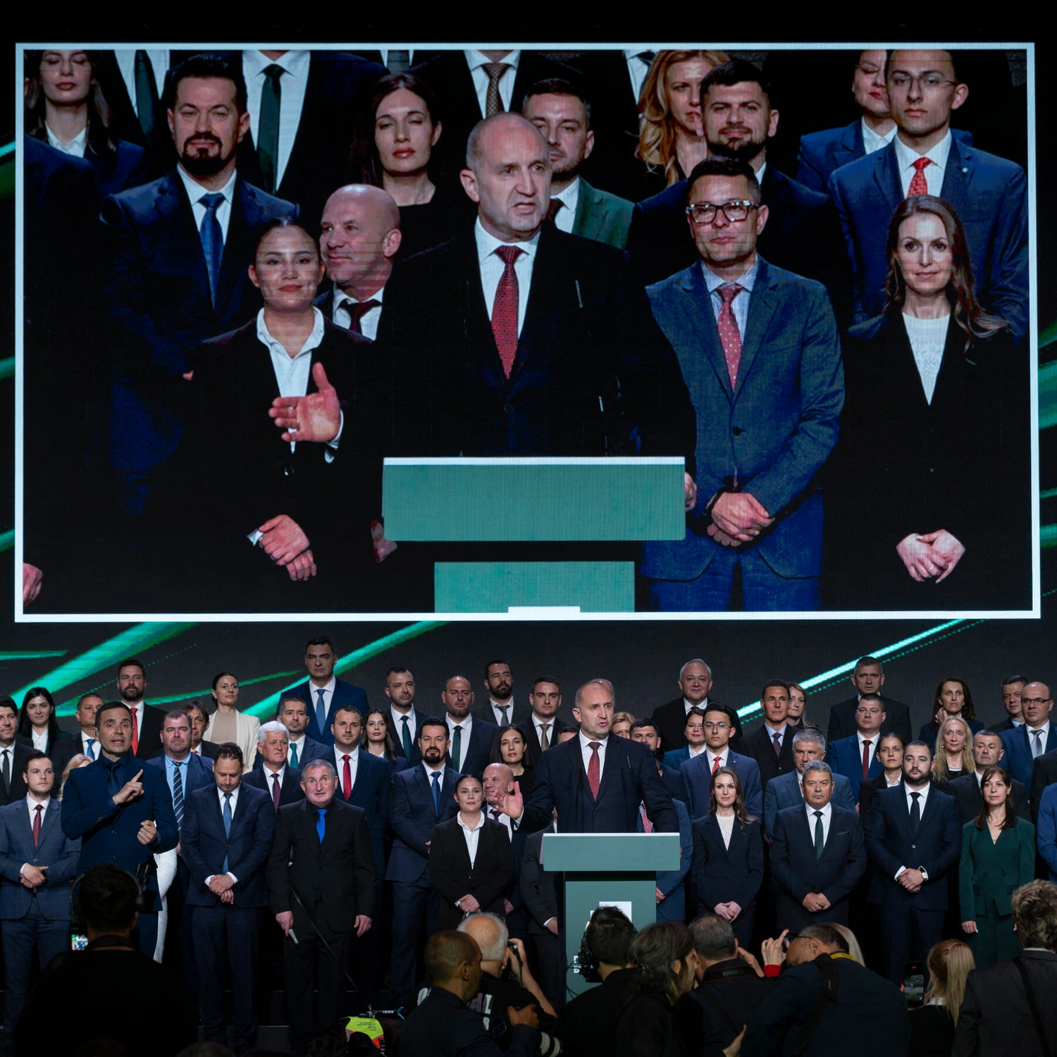 Bulgaria votes as pro-Russian former president leads polls