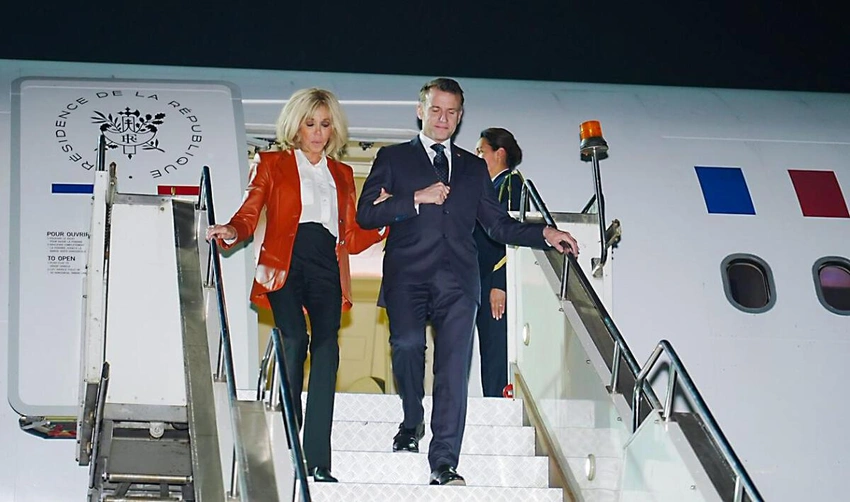 Modi, Macron ride together to India-France Innovation Forum in Mumbai