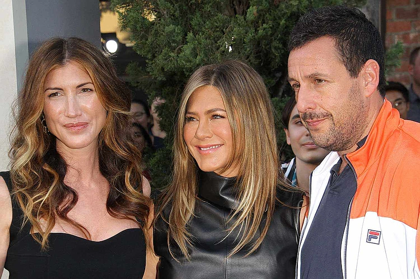 Adam Sandler and Jackie Shine on Gotham Awards Red Carpet