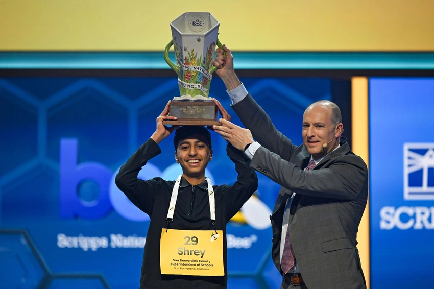 Shrey Parikh Crowned 2026 Spelling Bee Champ After Record-Setting Spell-Off!
