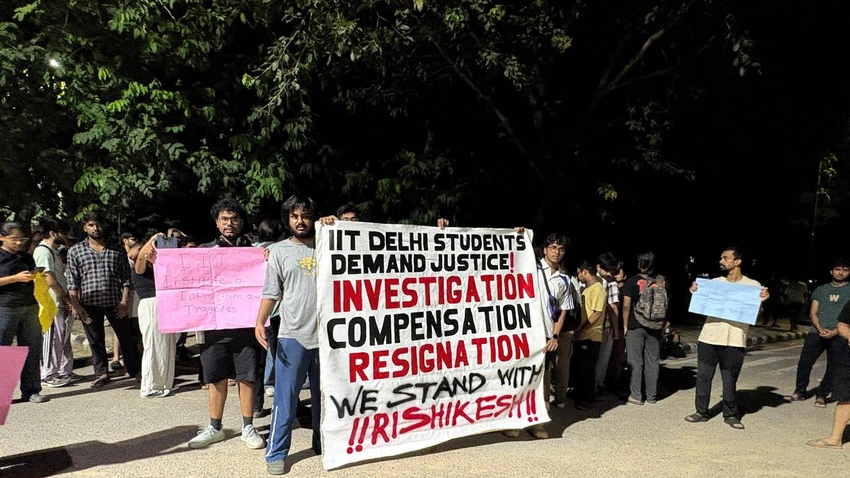 IIT Delhi Director Warns Protesters Amid Student Death Row