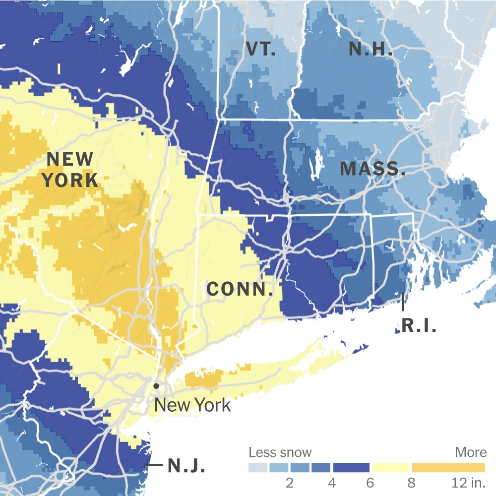 Winter Storm Grounds Flights as NYC Braces for Snow