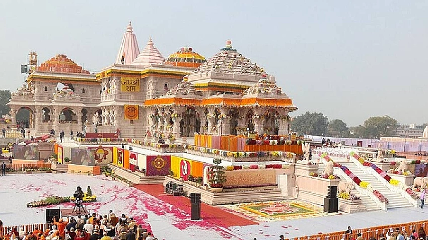 PM Modi Hoists Saffron Flag as Ram Mandir Completes in Ayodhya