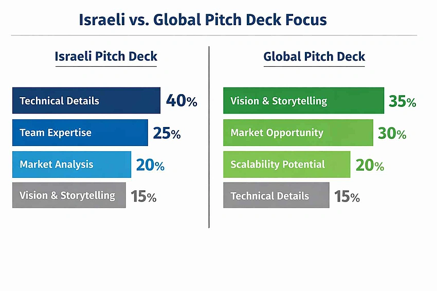 VC Israel vs. Global Pitch Expectations: How Presentations Differ by Market
