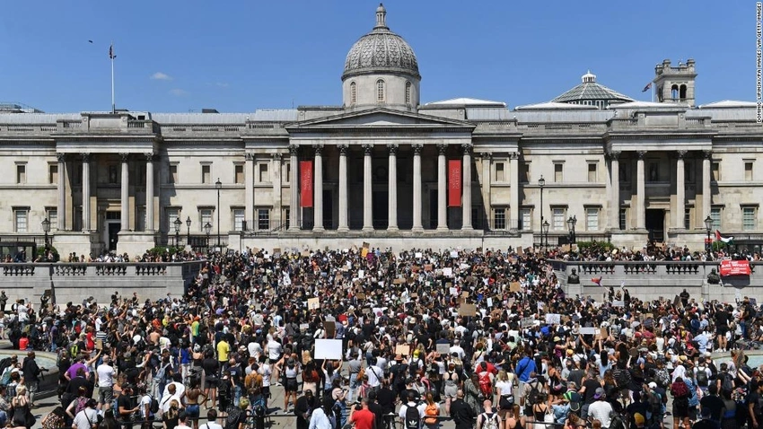 London braced for weekend protests near US and Iranian embassies