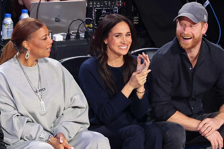 Meghan Markle Debuts Fresh Haircut, Courtside at NBA All-Star Game