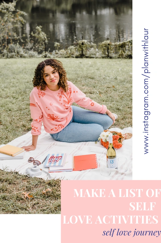 Woman enjoying solo activities, girl feeling confident, self-love journey