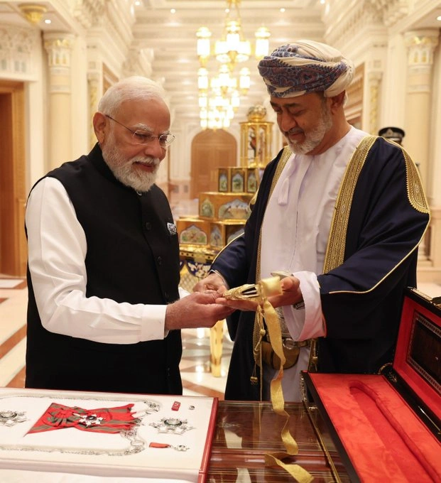 Modi Receives Oman’s Highest Award as India–Oman CEPA Signed