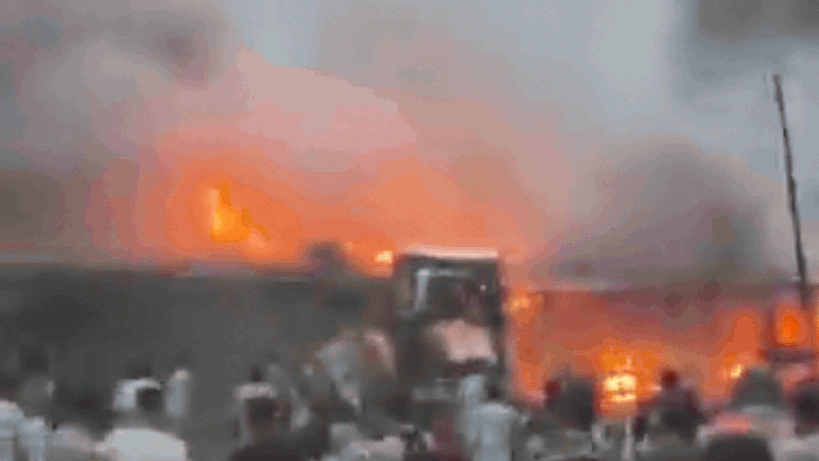 Poonch Inferno: 13 Shops Gutted in Massive J&K Market Fire!