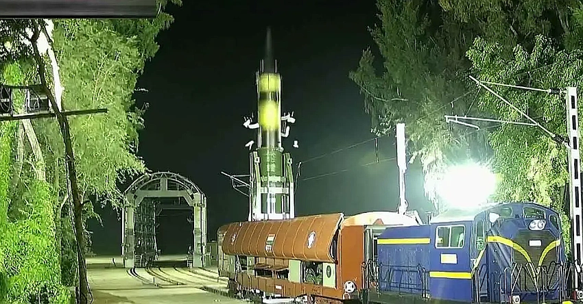 India Launches Missile from Moving Train In Historic First