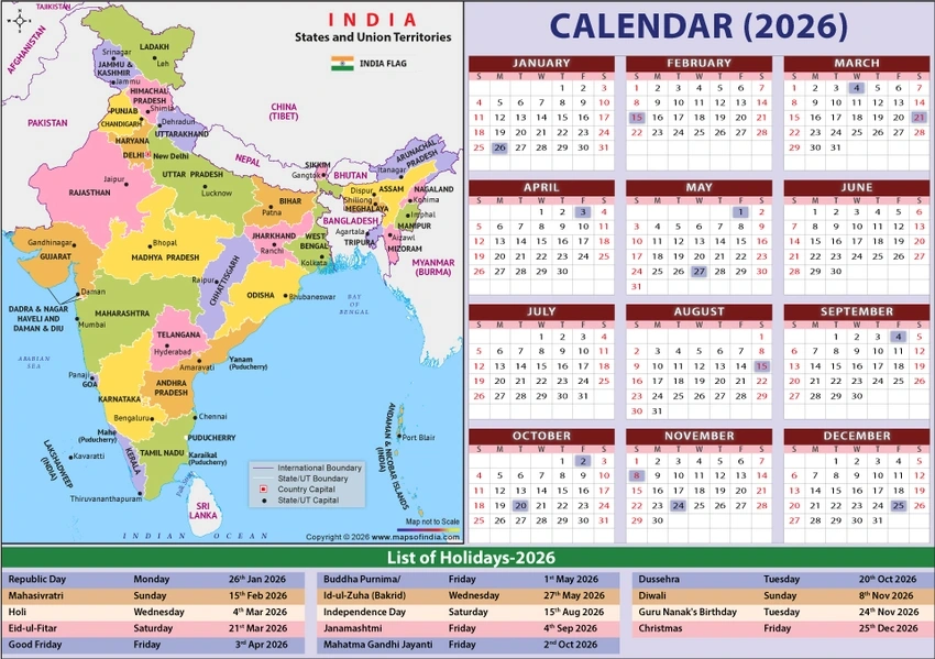 New Year 2026 in India: Banks, Markets Open; Some Schools, States Adjust Holidays