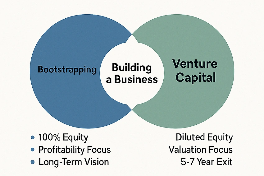 Balanced growth, merging bootstrapping and smart investment