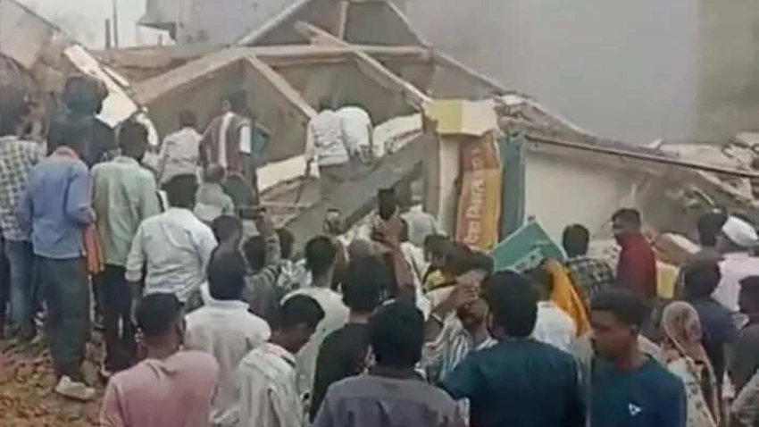 Three Dead as Kotma Lodge Collapse Traps Dozens, Rescue Ops Ongoing