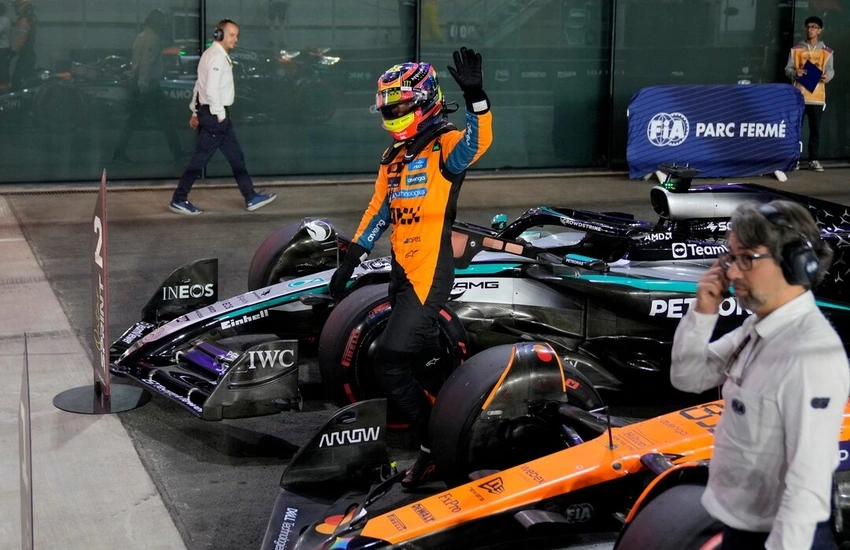 Piastri nips Norris to Qatar pole in title showdown