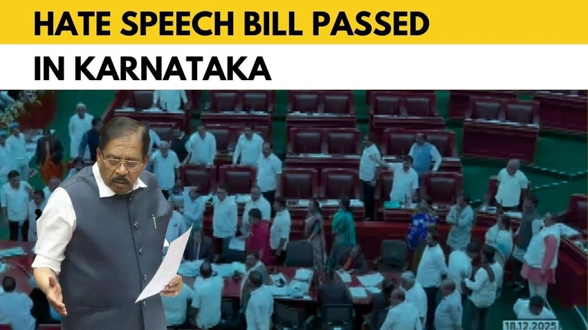 Karnataka Passes Hate Speech Bill Amid BJP Protests