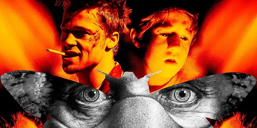 90s thriller movie aesthetic, iconic film moments, psychological horror