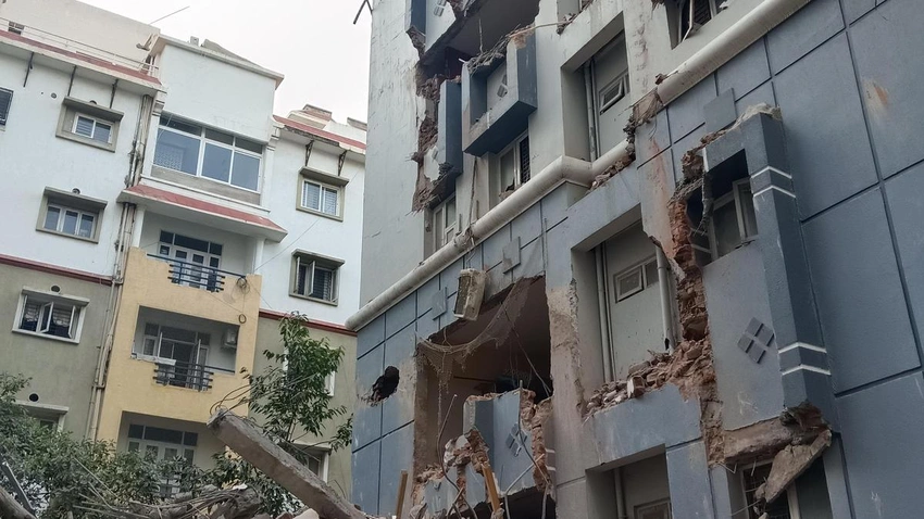 Illegal Gachibowli Building Collapse: Two Dead, Officer Suspended!