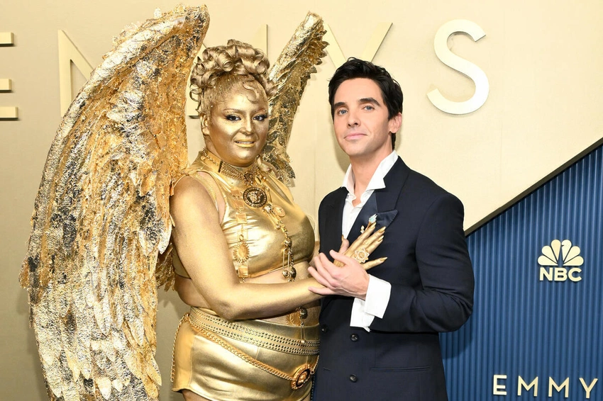 Meg Stalter’s Emmy Look: Red Carpet Fashion or Genius Performance Art?