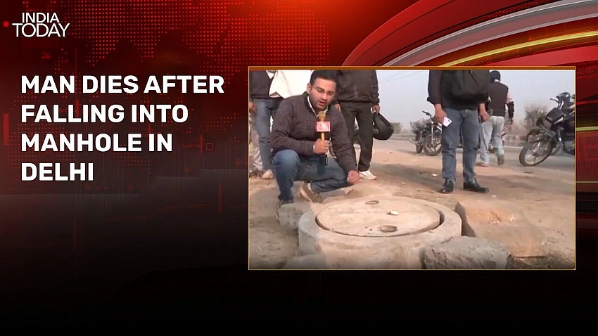 FIR Filed in Rohini Manhole Death After Drunk Labourer Falls In