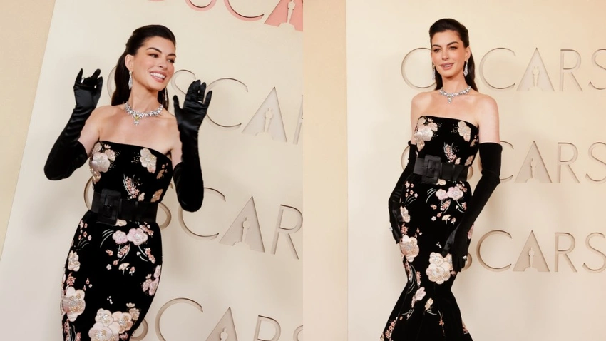 Why Anne Hathaway’s 2026 Oscars Look Was Actually a Masterclass in Career Branding