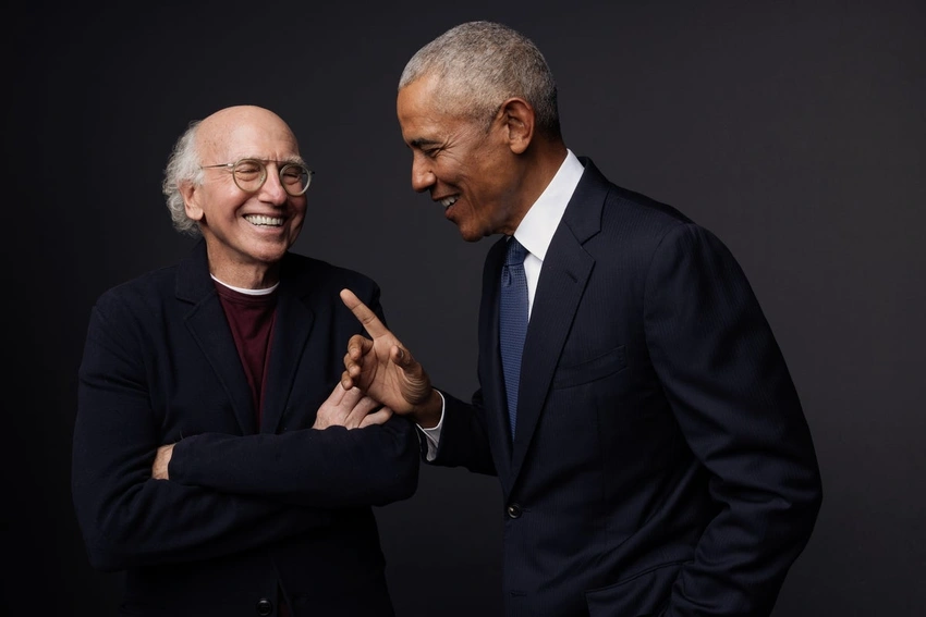 Obama Pins Tan Suit Blame on Larry David in New HBO Show