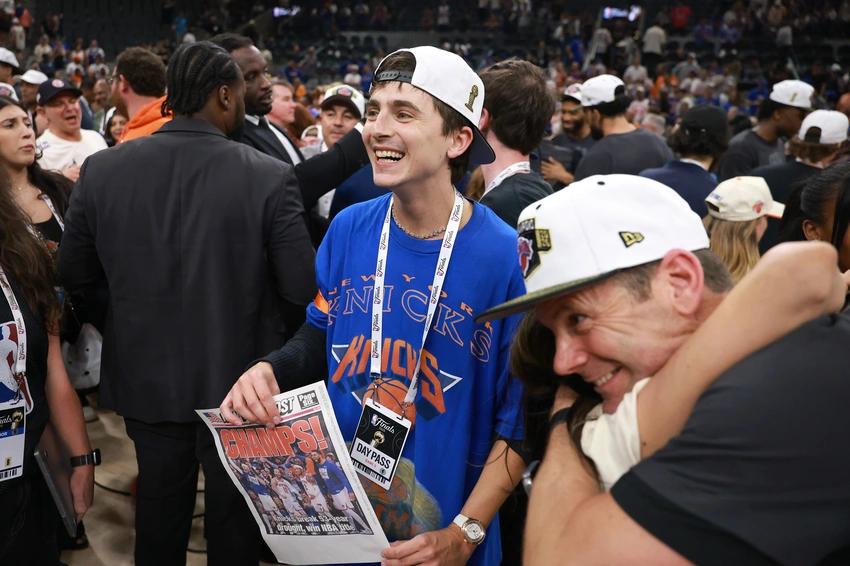 Chalamet's Courtside Confession: Knicks NBA Title Tops Oscar Gold!