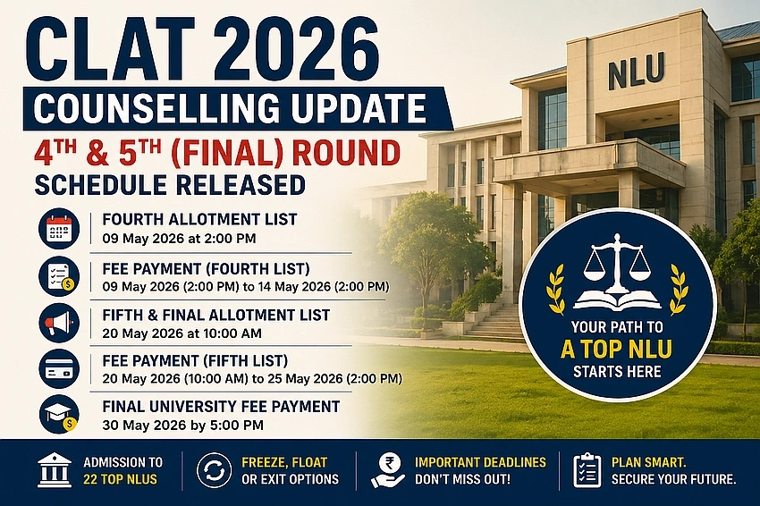 CLAT 2026 Counselling to Begin Soon for NLU Admissions