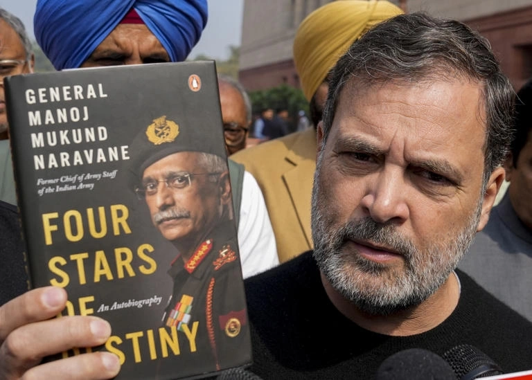 Parliament showdown: Gandhi cites Naravane memoir amid clash with Shah, Rajnath
