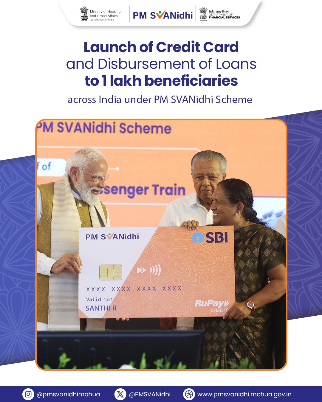 SVANidhi Card Launched by PM Modi: A New Credit Lifeline for Street Vendors