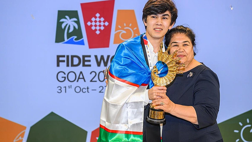 Sindarov becomes youngest World Cup champ, echoing Deshmukh's feat