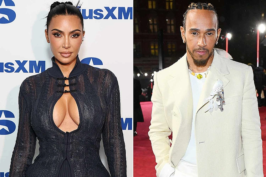 Kim Kardashian in Paris with Lewis Hamilton fueling romance rumors