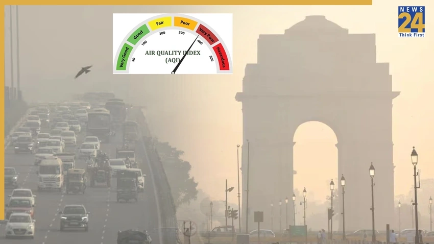 Delhi Air Clears to 150 After Rain, AQI Lands in Moderate