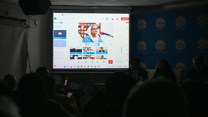 Bangladesh Reacts with Shock to Hasina's Delhi Address