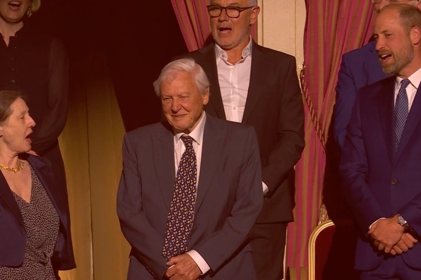William salutes Attenborough at 100th birthday concert