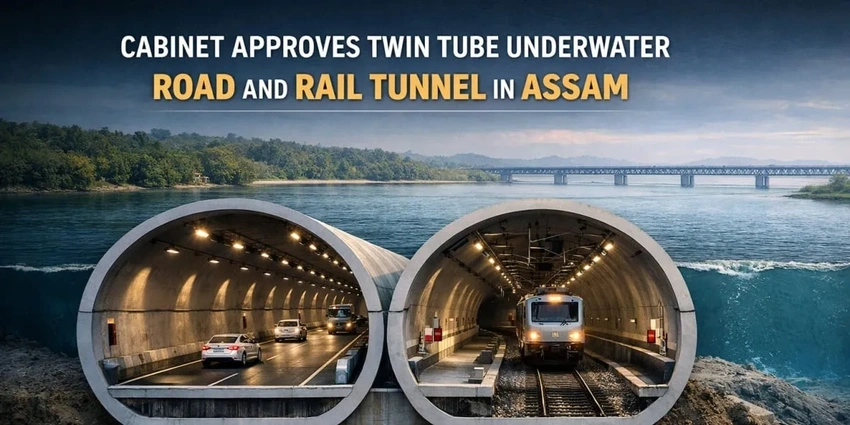 Assam’s 15.79 km underwater tunnel boosts Modi’s modernization push