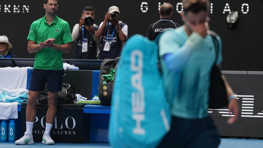 Djokovic advances to Aus Open semis as Musetti retires; Federer & Nadal remain rivals