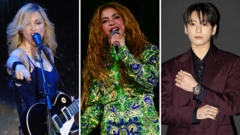 Madonna, Shakira & BTS to headline World Cup final halftime show