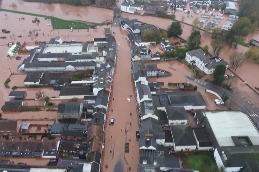 Storm Claudia Triggers Major Flood Incident in Monmouth; Cold Snap Looms