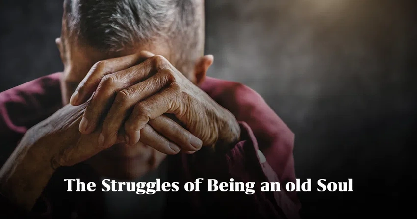 young person looking tired, thoughtful, old soul paradox