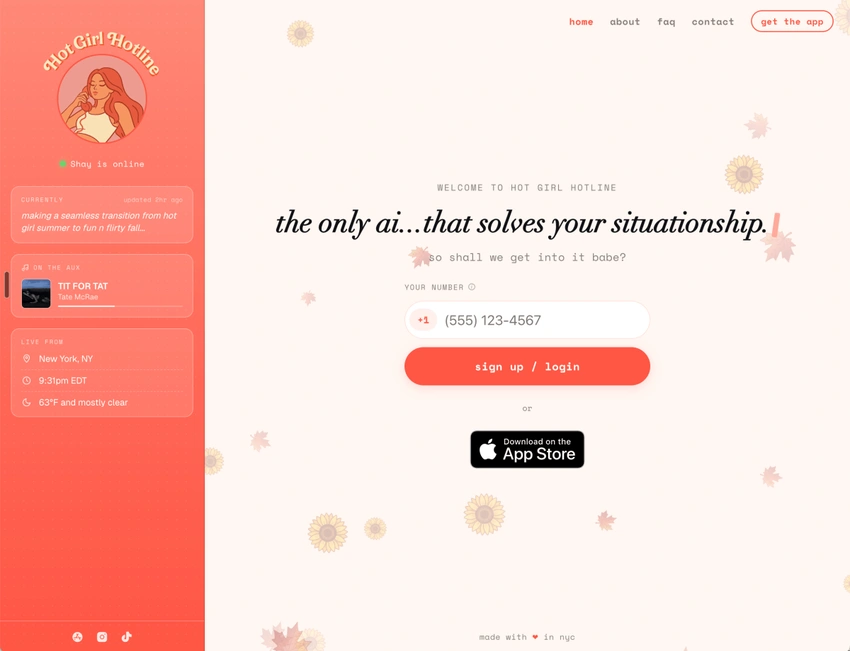 AI for Your Heart? The Hot Girl Hotline's New Approach to Dating