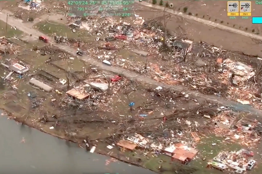 Tornado Outbreak Hits Illinois, Indiana and Michigan, Casualties Reported