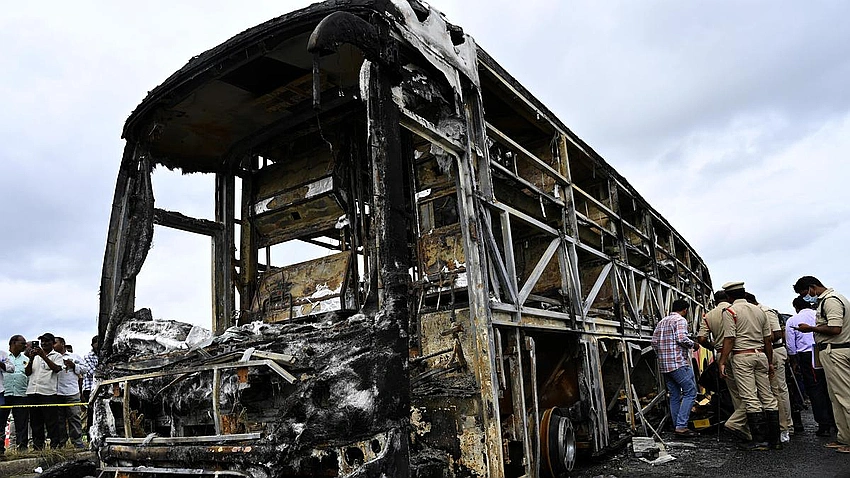 Kurnool Bus Fire: 20 Dead, Survivors Speak of Escape Moments