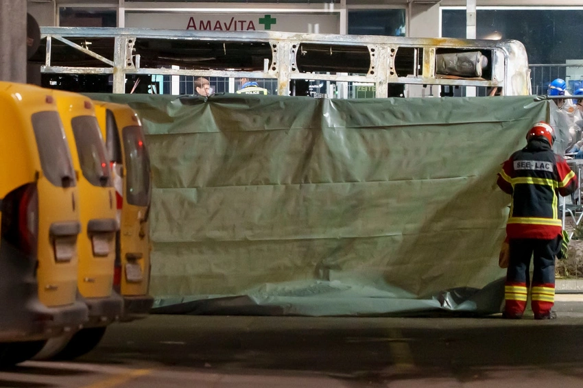 Six Dead as Swiss Postal Bus Bursts into Flames; Arson Suspected