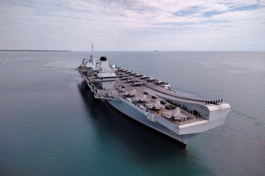 UK readies HMS Prince of Wales for possible Middle East deployment