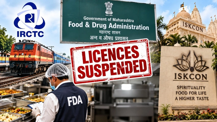 Mumbai FDA Cracks Down: Cockroaches & Rodent Droppings Halt IRCTC, ISKCON Food!