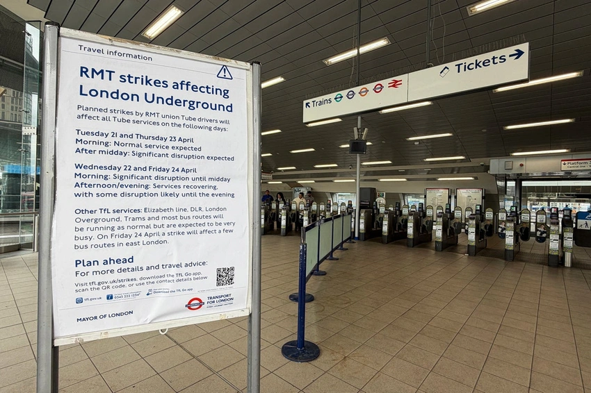 London Tube strikes spark chaos as RMT walkout drags on